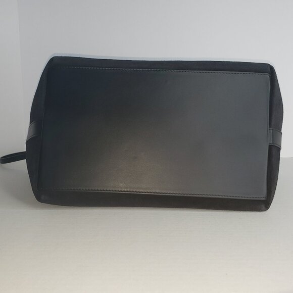 New LIFFNER Petite Penne Tote Suede Black - MSRP $695 - Picture 7 of 9